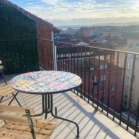Acogedor Loft Con Vistas A La Ciudad Santander