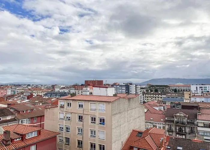 Acogedor Loft Con Vistas A La Ciudad Апартаменты Сантандер