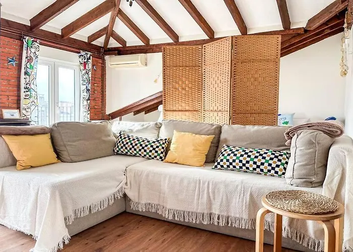 Апартаменты Acogedor Loft Con Vistas A La Ciudad Сантандер