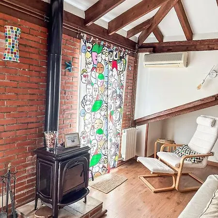 Acogedor Loft Con Vistas A La Ciudad 아파트