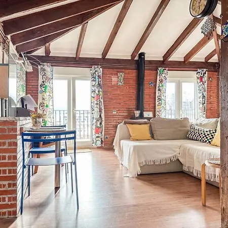 아파트 Acogedor Loft Con Vistas A La Ciudad *