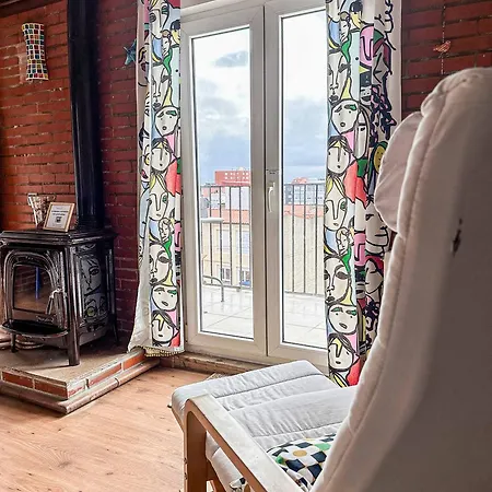 아파트 Acogedor Loft Con Vistas A La Ciudad *